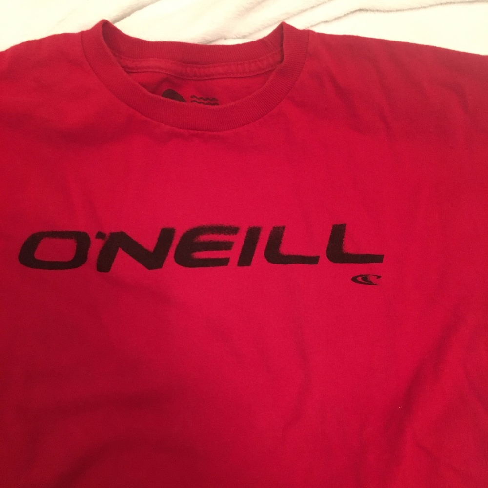 O'NEILL Red T-Shirt Size Medium Classic Fit